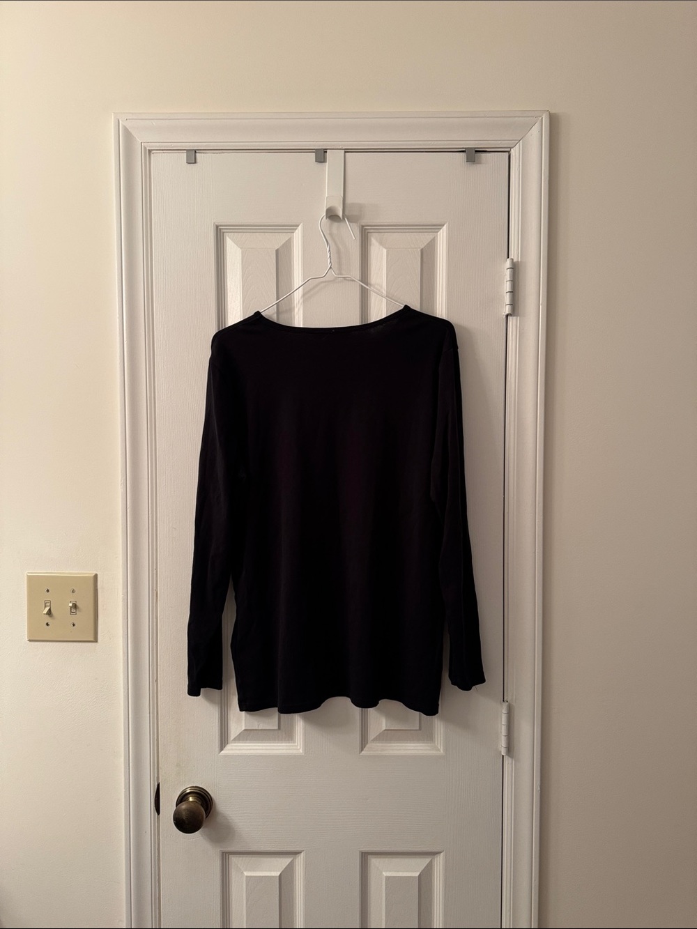 Lauren Ralph Lauren Black Long-Sleeve Crewneck Tee